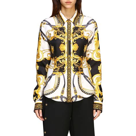 versace silk shirt womens|versace silk shirts for cheap.